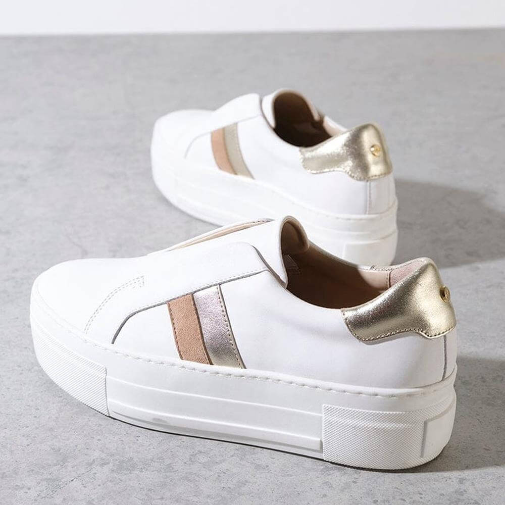 Velvet slip on on sale trainers